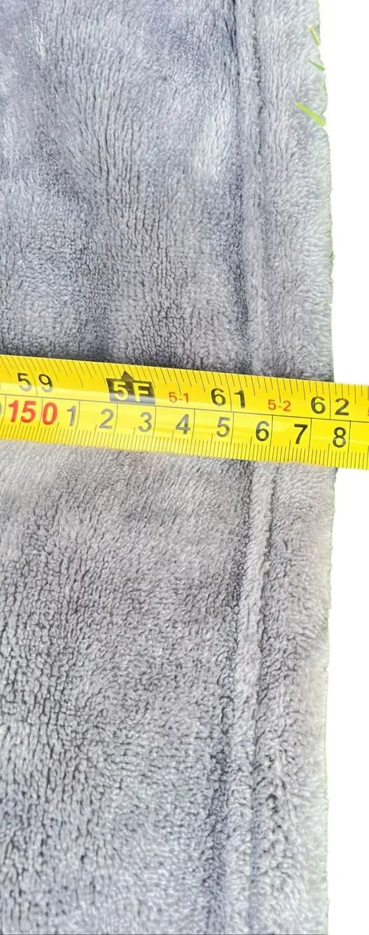 Bare Home Microplush Fleece Blanket Gray